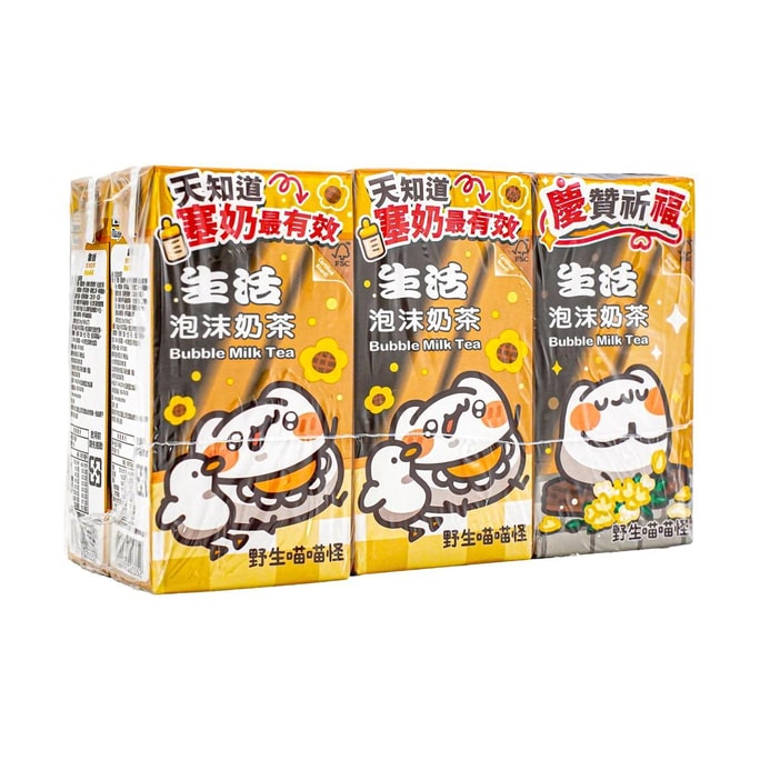 バブルミルクティー 10.14液量オンス*6パック