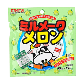 Milmake Melon Milk Flavoring Mix 1.06 oz [Milk-Mixable] [Rich in Calcium & Vitamin C]