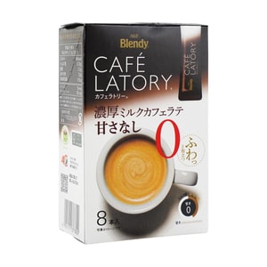 ブレンディ カフェラトリー 濃厚ミルクラテ コーヒー 無糖 8パック 3.1オンス