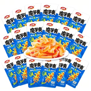 [New Dai Flavor] Konjac Delight Vegetarian Tripe Dai Style Passion Fruit Crush Chicken Feet Flavour Sour And Spicy Snack 18 packs Approx. 345g