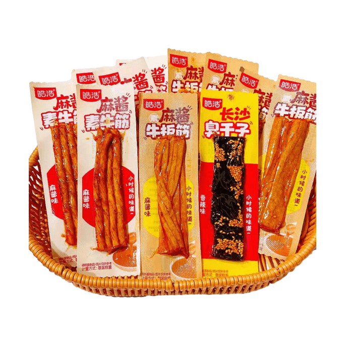 Vegetarian beef tendon, beef fascia, and stinky dried tofu 18g*10bag