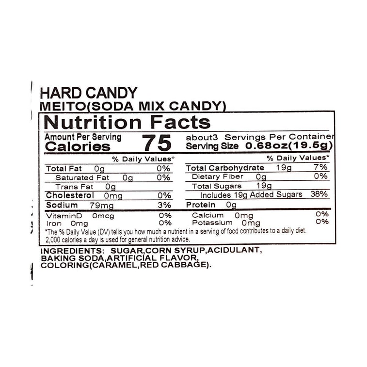 Soda Candy Mixed Flavors 1.9oz 3