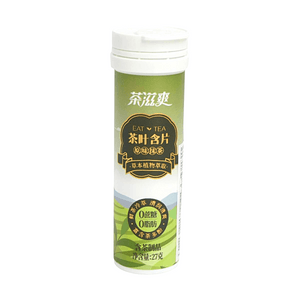 茶滋爽 茶叶含片 原味抹茶 27g 【0蔗糖0脂肪】【富含茶多酚】【草本萃取】