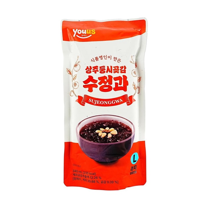 韩国YOU US友施 肉桂柿子生姜茶 340ml 【便利店人气同款】