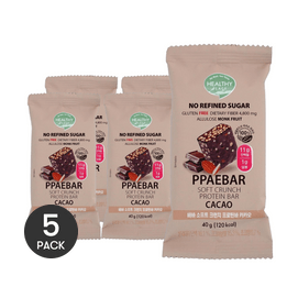 韩国PPAEBAR  可可蛋白棒 40g *5【每条含11g蛋白质】