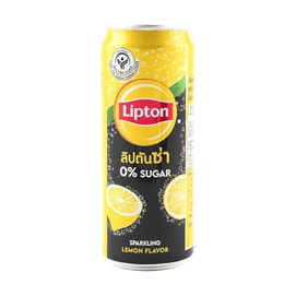 泰国版LIPTON立顿 柠檬气泡饮料 罐装 325ml【0糖】
