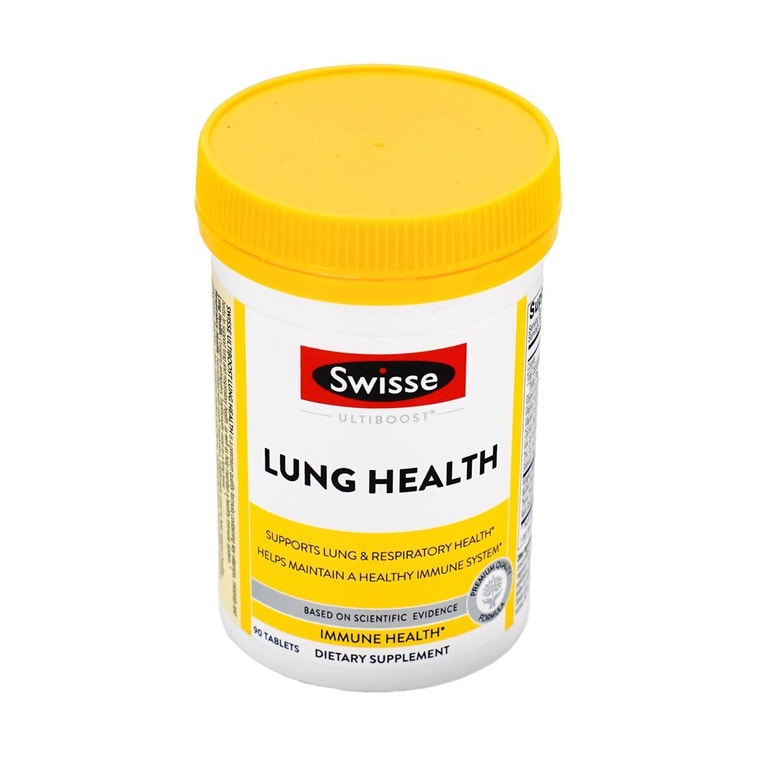 울티바이트 폐 건강 지원, 90정 - 호흡기 건강 복합제 | 연기 및 공기 입자 지원 6