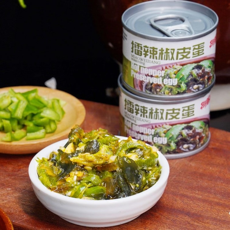 禦膳味 擂辣椒皮蛋醬 高級禮盒裝 50g*4罐 200g 微辣擂辣椒醬 調味醬料 拌飯拌麵醬 9