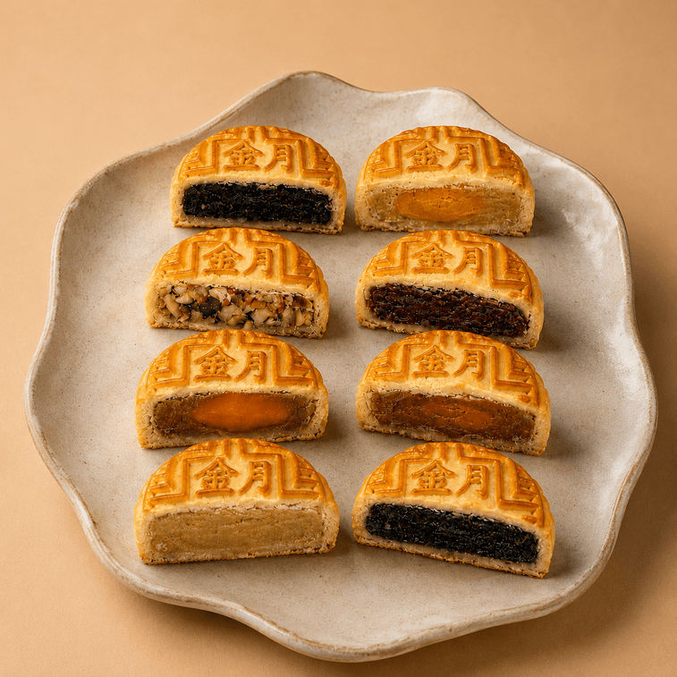 Mooncake Gift Box 80g*8pcs 640g 3