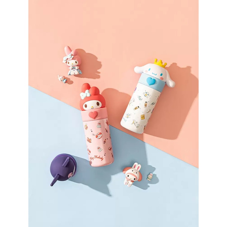 【中國直郵】 摩登主婦 三麗鷗保溫杯女高顏值水杯316 美樂蒂350ml 3