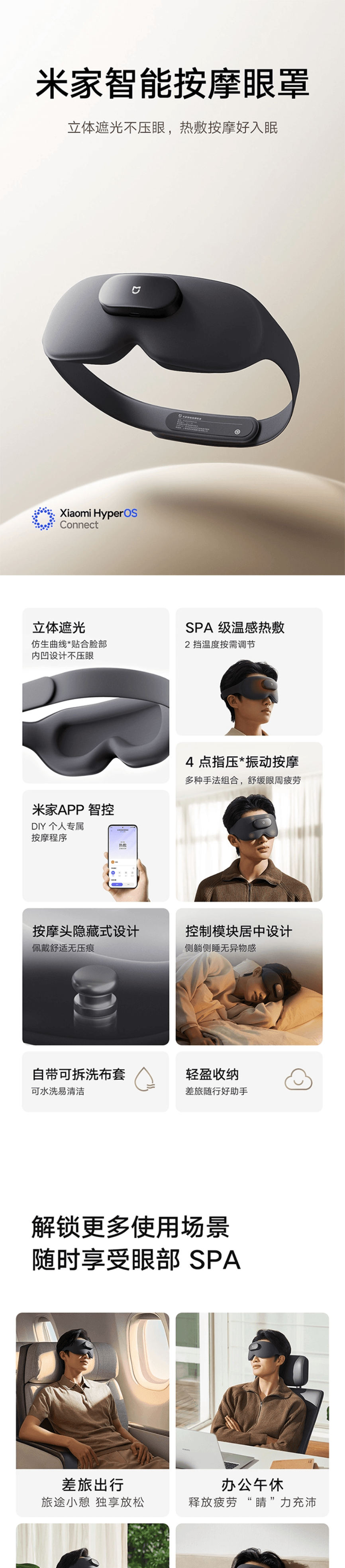 中国からの直送】Xiaomi Youpin Xiaomi Mijia スマートマッサージアイ