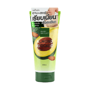 Almond & Avocado Bath Scrub Gentle Exfoliating Smooth Skin 12oz