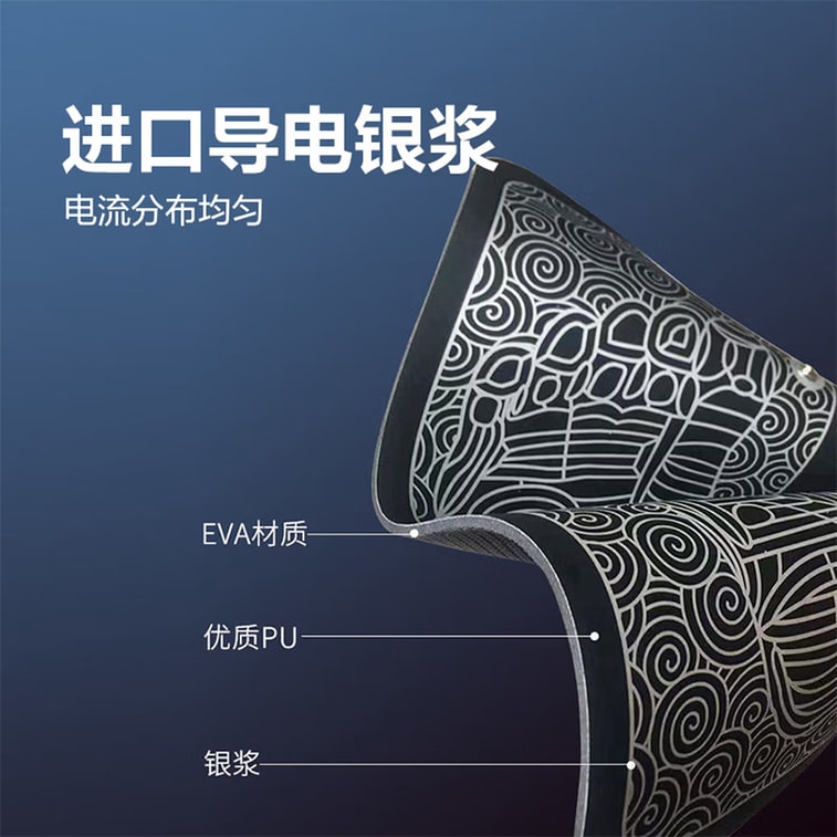 EMS microcurrent foot massager – 8-mode pulse pad. Wireless & rechargeable. Multi-level kneading. Perfect home foot relaxation tool. 6