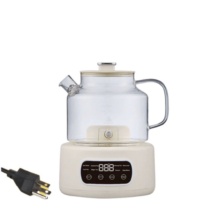 110V All-Glass Constant-Temperature Health Kettle New Model Home Multi-Function Water Boiler Small Appliance 1.2L Single Pack