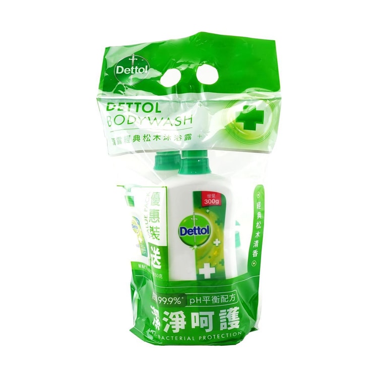 DETTOL Classic Body Wash & Hand Wash Set, 32.08 fl. oz.*2 +