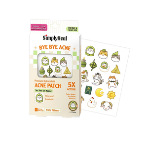 GlowMeow Day & Night Hydrocolloid Acne Patch 17s