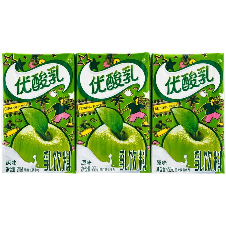 乳液・ミルク yuyuyuyu Yiliyou Yogurt Original Milk Drink 250ml*6 - Yami.com