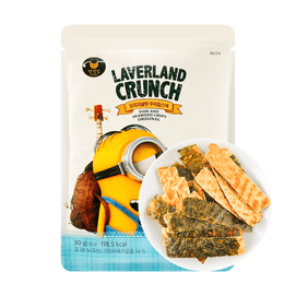 MANJUN x MINIONS Edition Korean Fish And Seaweed Chips Snack, 1.06 oz