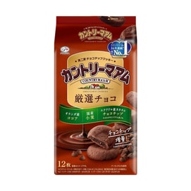 日本FUJIYA不二家 Country Ma'am 巧克力豆软曲奇 巧克力味 12枚 114g【17年连续销量第一】