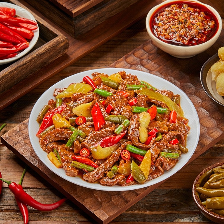 【中国直送】四川風 香味唐辛子炒めソース (65g*2) 1袋 3