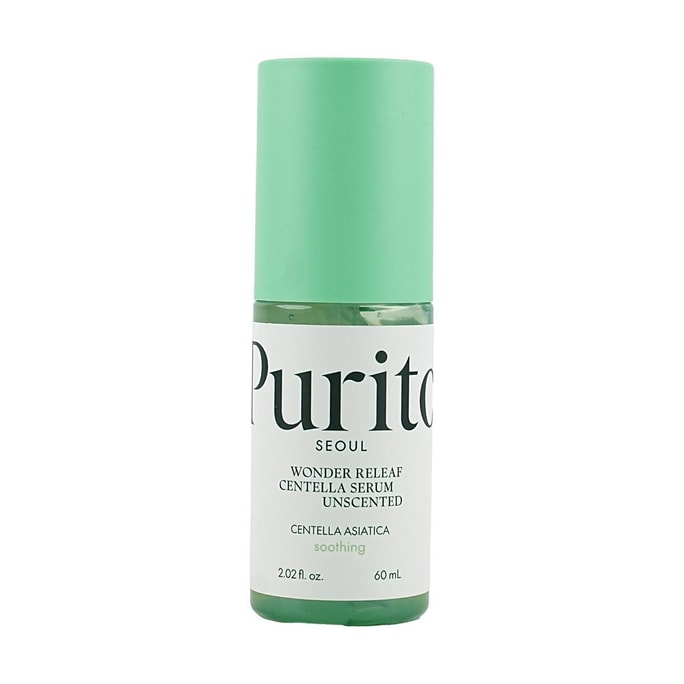 Wonder Releaf Centella Serum, Unscented, Soothing, 60ml