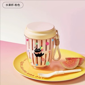 FaSoLa Life 瀝水保鮮盒1個 內外兩層 沙拉杯 水果杯