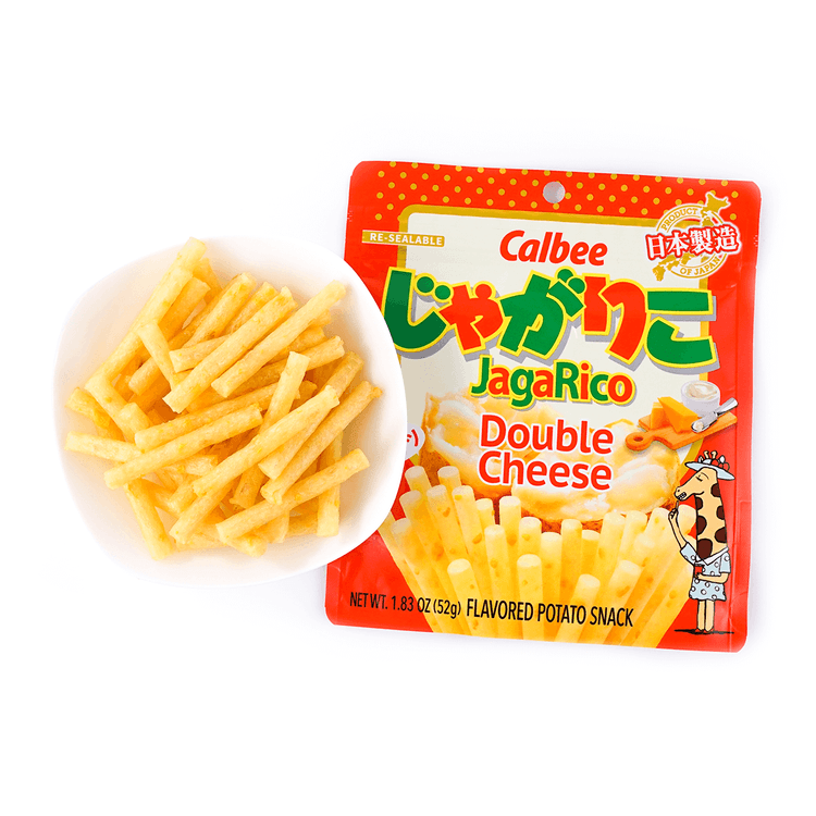 カルビー ジャガリコ ポテトスティック ダブルチーズ風味 1.83 oz *5