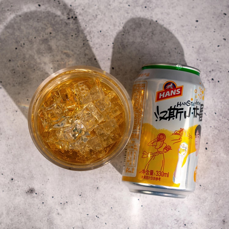 HANS Pineapple Beer Flavored Soda 11.16 oz - Yami.com