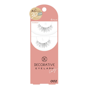 【日本直邮】 日本 SHO-BI 妆美堂 妆美堂 Decorative Eye睫毛002 1份 假睫毛 睫毛 卷翘 美妆工具 便携 精准