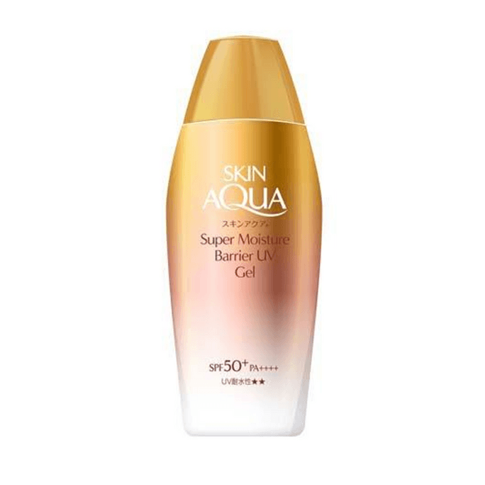 AQUA UV Moisturizing Sunscreen Gel Waterproof Powder Gold Bottle 100g SPF50+ PA++++
