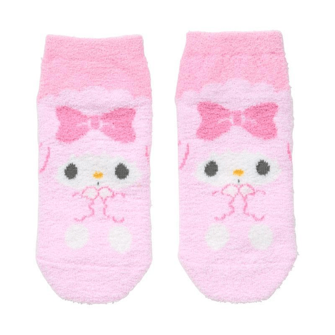 【日本直送】サンリオ かわいいぬいぐるみソックス（1足）【ビッグフェイス びあいの】