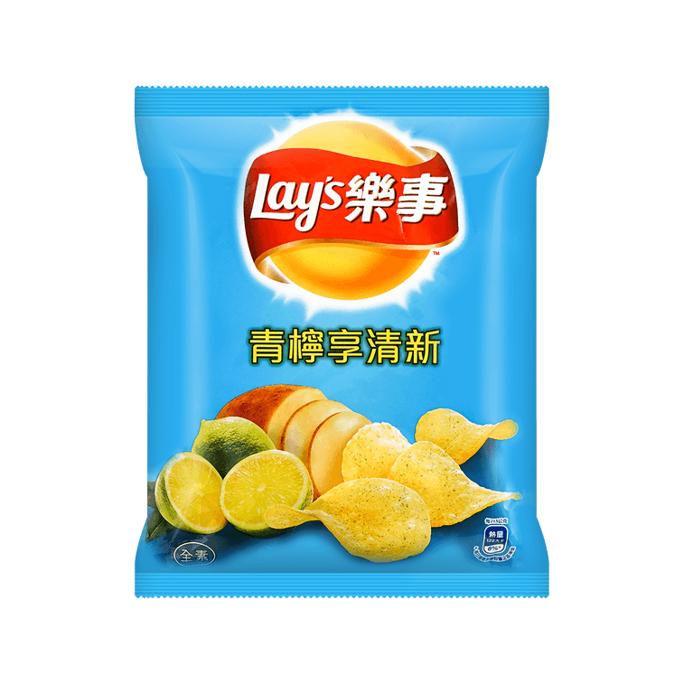 Potato Chips Lemon Flavor, 1.2 oz 12