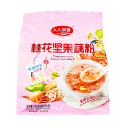 人人欢喜 桂花坚果藕粉 540g【即食冲泡 营养早餐】