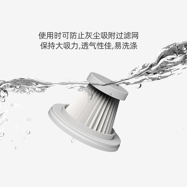 RAMBLE 车载无线吸尘器 白色款 手持便携 大功率8000pa 家车两用 6