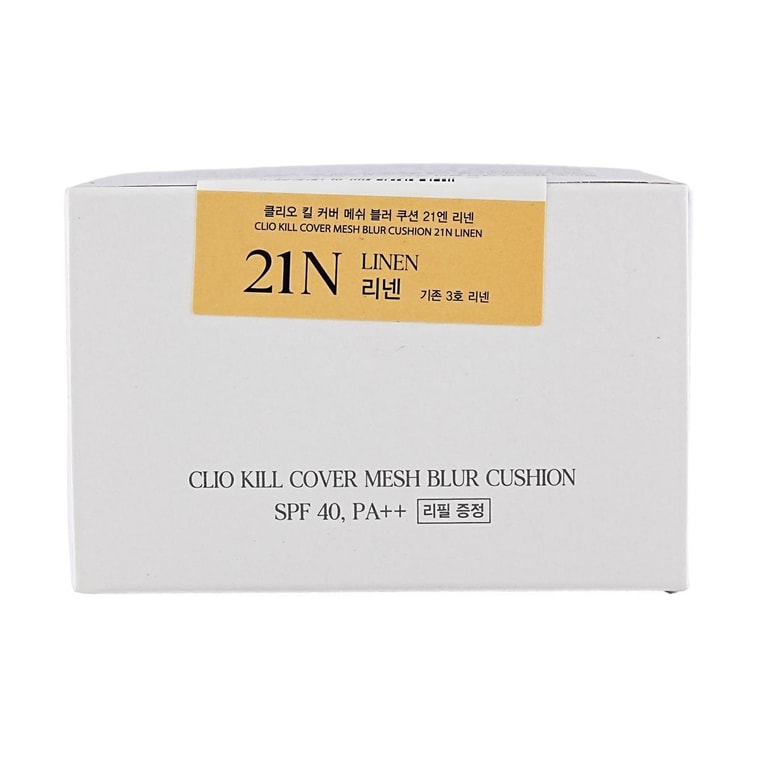 Kill Cover Mesh Blur Essential Cushion Fundation, SPF40 / PA++, with Refill, #21N Linen【An Yujin's Pick】 21