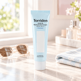 韩国TORRIDEN桃瑞丹 DIVE IN 水润防晒乳 SPF50+ PA++++ 60ml【水润轻薄不泛白】