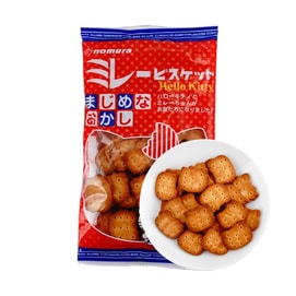 日本NOMURA野村x三丽鸥联名 Hello Kitty形状小饼干 淡盐味 100g