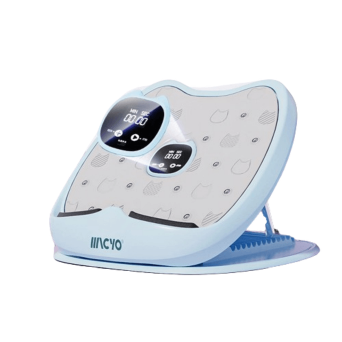 Slanting Pedal Slim Leg Stretcher for Legs 15-speed Adjustable Magnetic Timing blue  1pc