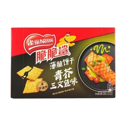 大陸版NESTLE雀巢 脆脆鯊 薄脆餅乾 青芥末鮭魚口味 200g