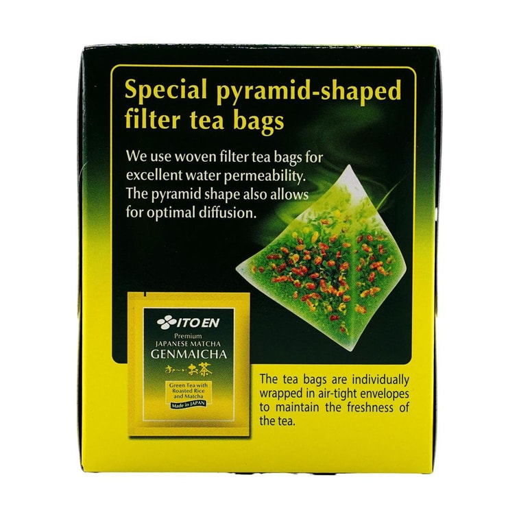 Oi Ocha Japanese Premium Matcha Genmaicha Tea Bags, 20p, 1.62 oz 5