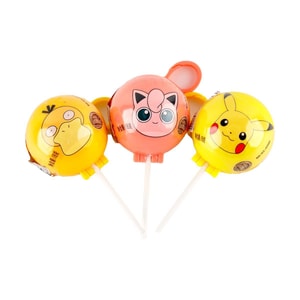 乐达学糖×精灵宝可梦联名 惊喜棒棒糖盲盒 随机口味 18g【动漫好物】【可爱立体皮卡丘吊坠款式】【亚米独家】