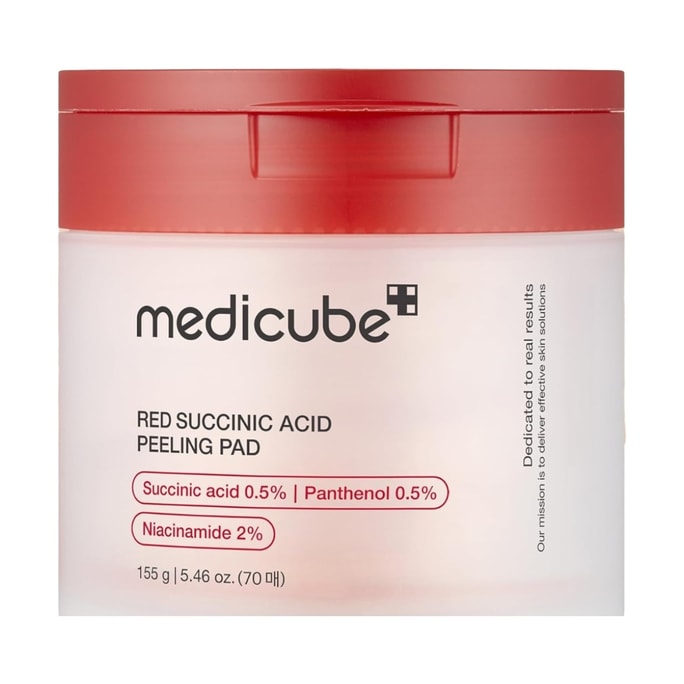 Red Succinic Acid Peeling Pads (70 pads)