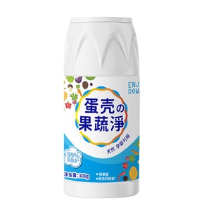 ENJOY 蛋壳果蔬净 食品果蔬洗涤剂 清洁剂 洗水果蔬菜奶瓶清洁专用 300g
