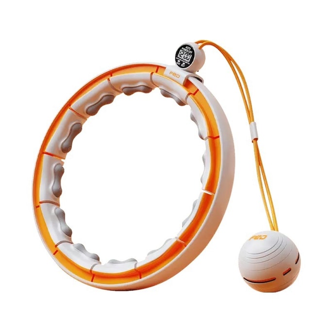FED Multifunctional smart slimming hula hoop orange M size (74-90cm)