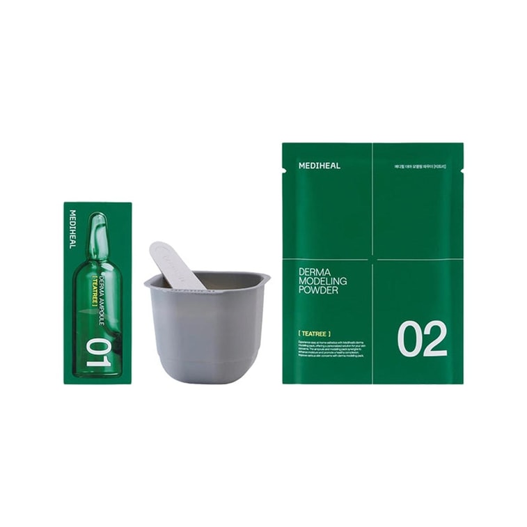 더마 모델링 팩, 앰플 + 파우더 마스크, 27g #티트리 카밍 6