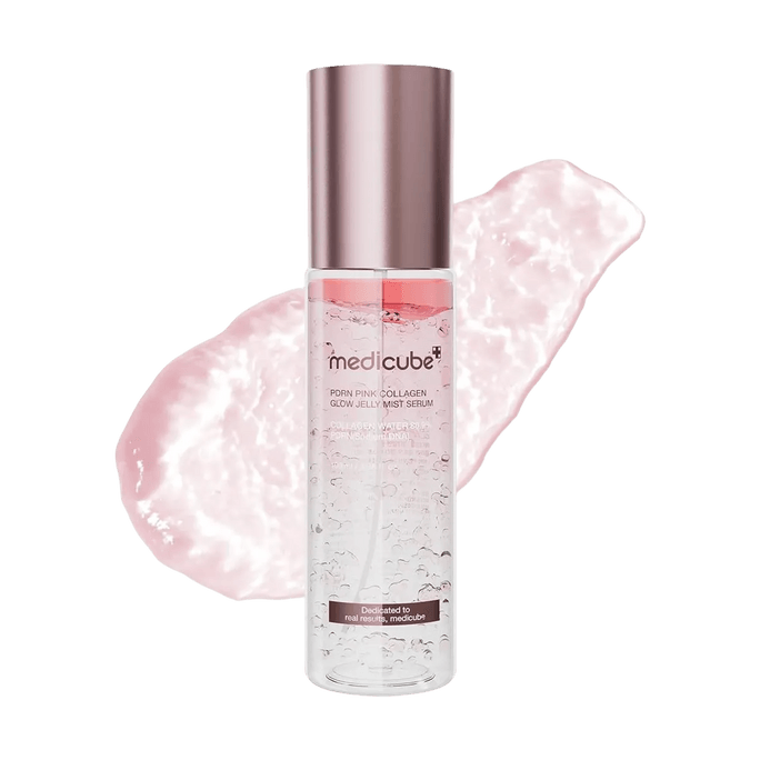 PDRN Pink Collagen Glow Jelly Mist Serum, 3.38 fl oz.【T-ARA Jiyeon's Pick】