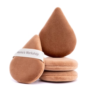 Makeup Powder Puffs Set 3pcs Latex-Free Beauty Sponge Blenders For Flawless Foundation Concealer