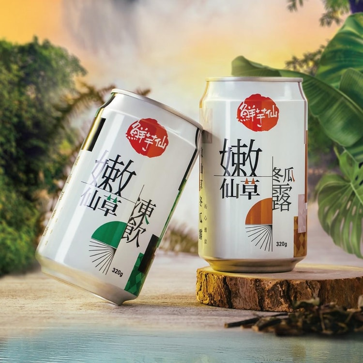 MEETFRESH 冬瓜茶と仙草ゼリー 11.29オンス【台湾風さわやかなデザート