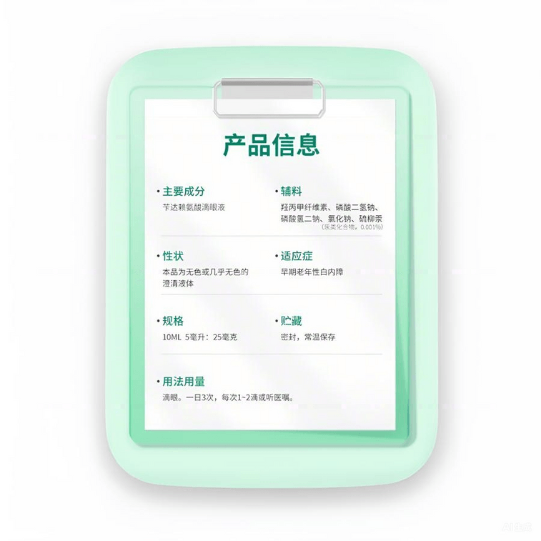 【中国直邮】  莎普爱思 苄达赖氨酸滴眼液 10ml 1瓶 白内障眼药水 治疗中老年人 眼睛模糊 6