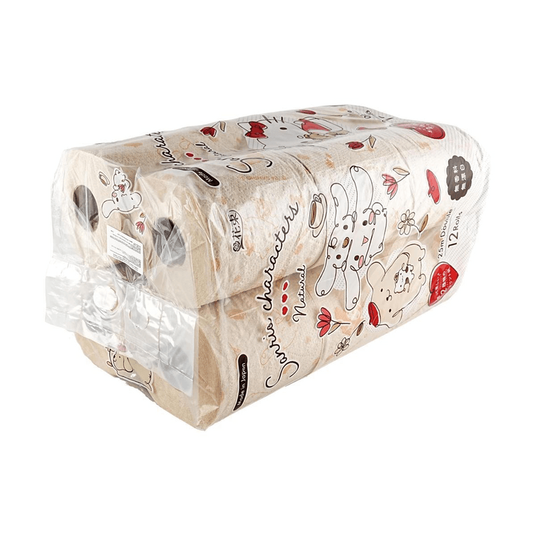 Natural Double-layer Toilet Paper, 12 Rolls 3